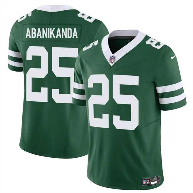 Men & Women & Youth New York Jets #25 Israel Abanikanda Green 2023 F.U.S.E Throwback Limited Football Stitched Jersey,We sell and wholesale Men & Women & Youth New York Jets #25 Israel Abanikanda Green 2023 F.U.S.E Throwback Limited Football Stitched Jersey on line form chian!